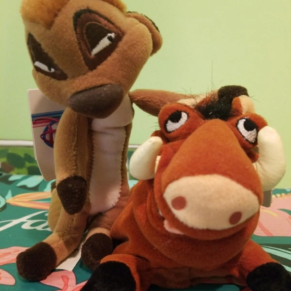 Timon & Pumba Bean Bag Plush